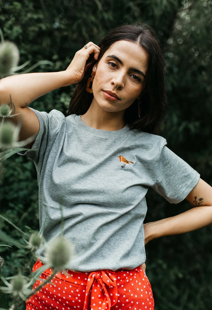 robin womens t-shirt Big Wild Thought