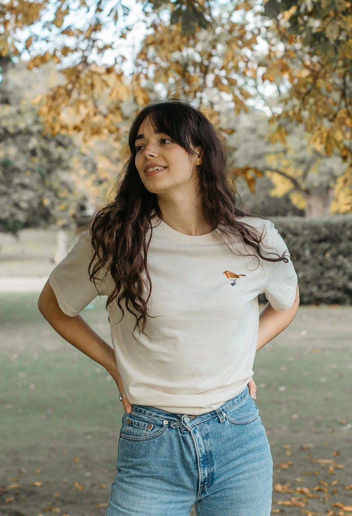 robin womens t-shirt Big Wild Thought