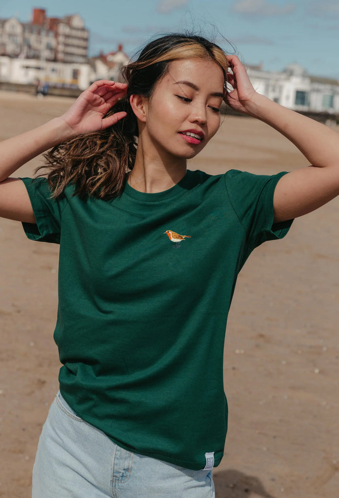 robin womens t-shirt Big Wild Thought