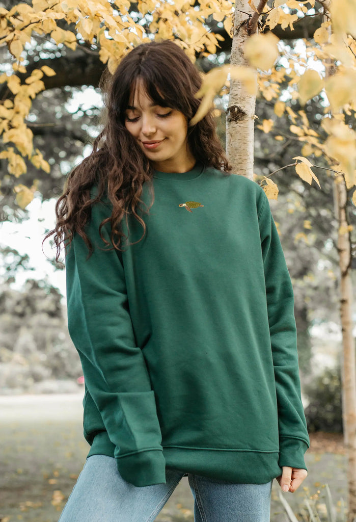 sea turtle womens sweatshirt Big Wild Thought