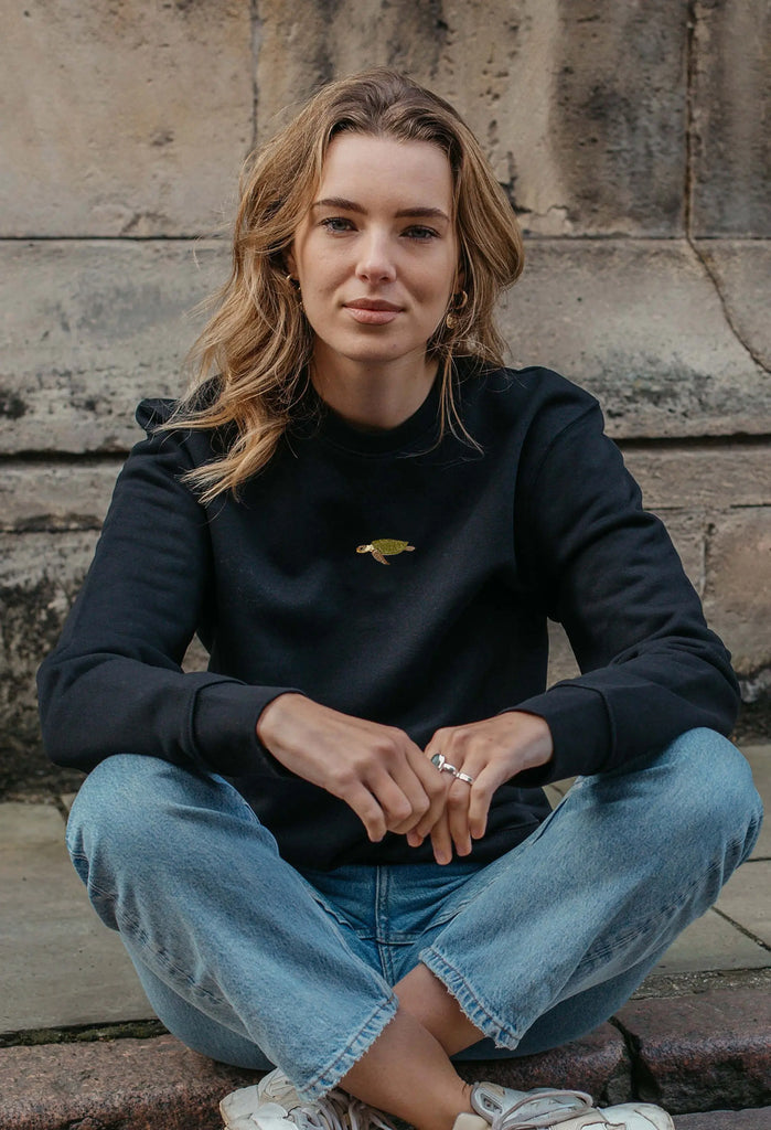 sea turtle womens sweatshirt Big Wild Thought