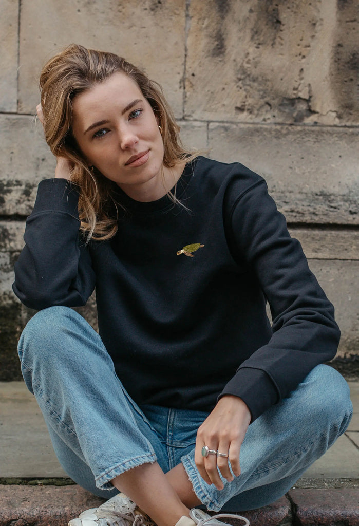 sea turtle womens sweatshirt Big Wild Thought