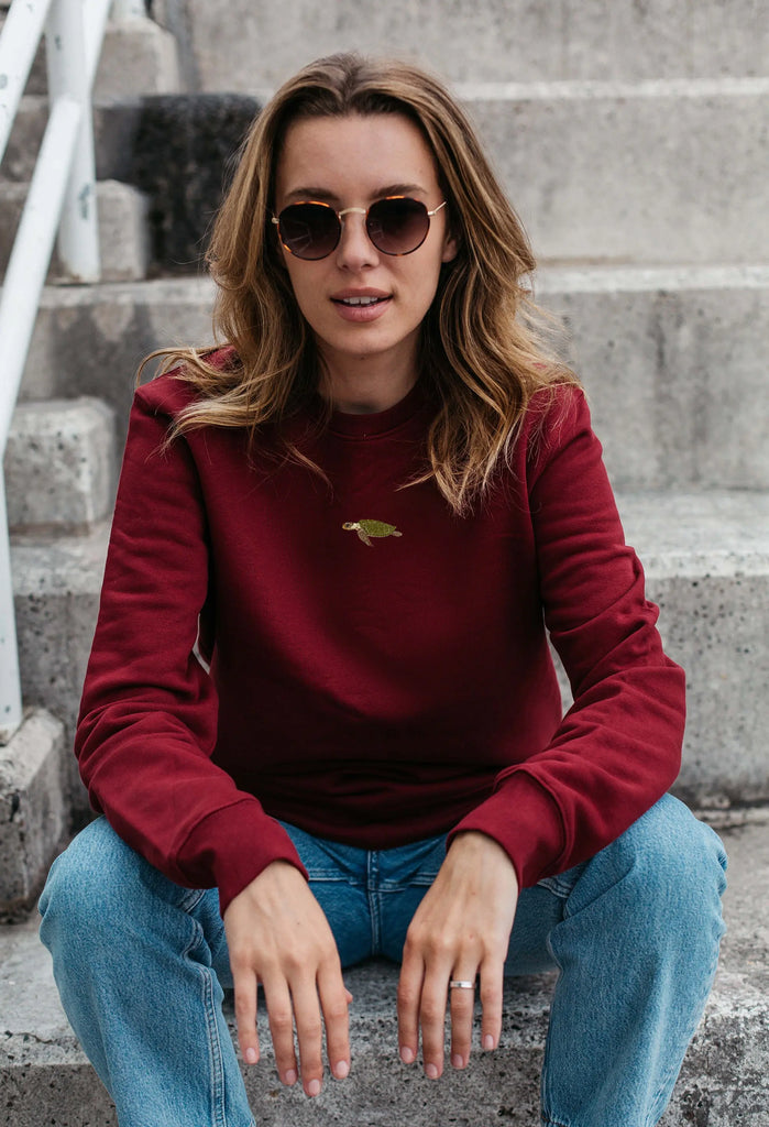 sea turtle womens sweatshirt Big Wild Thought