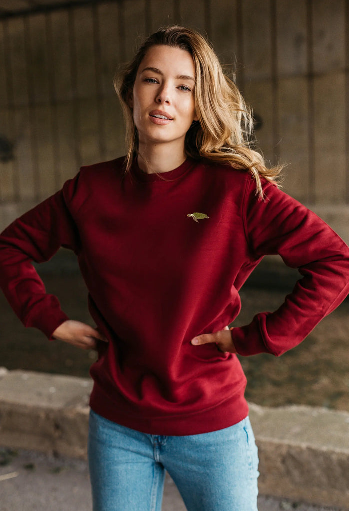 sea turtle womens sweatshirt Big Wild Thought