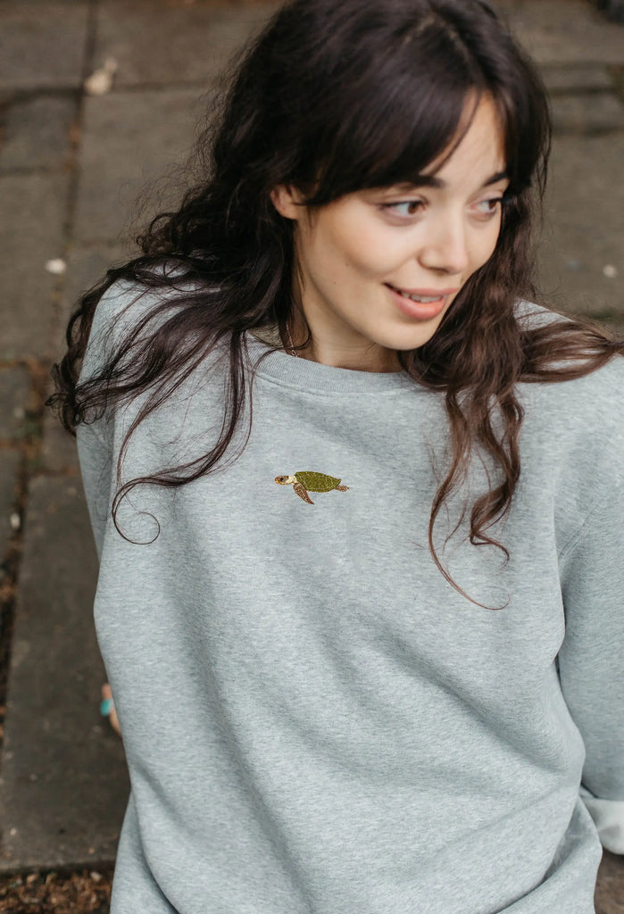 sea turtle womens sweatshirt Big Wild Thought