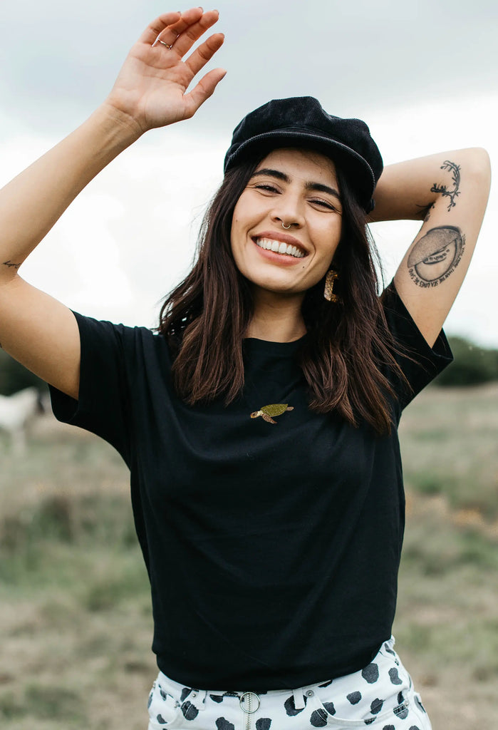 sea turtle womens t-shirt Big Wild Thought