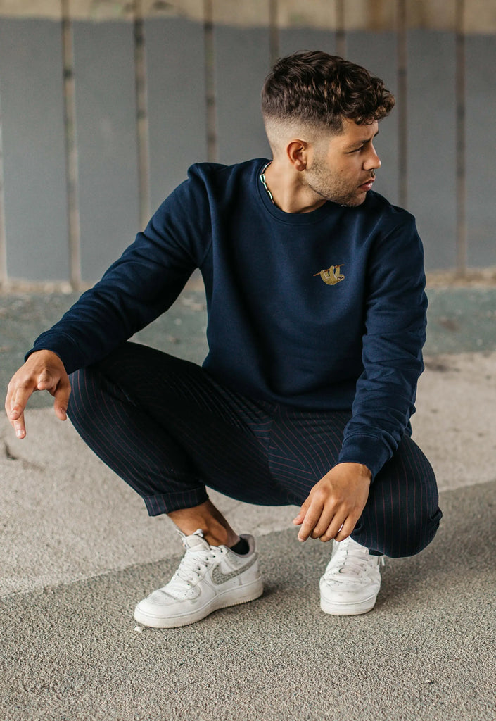sloth mens sweatshirt Big Wild Thought