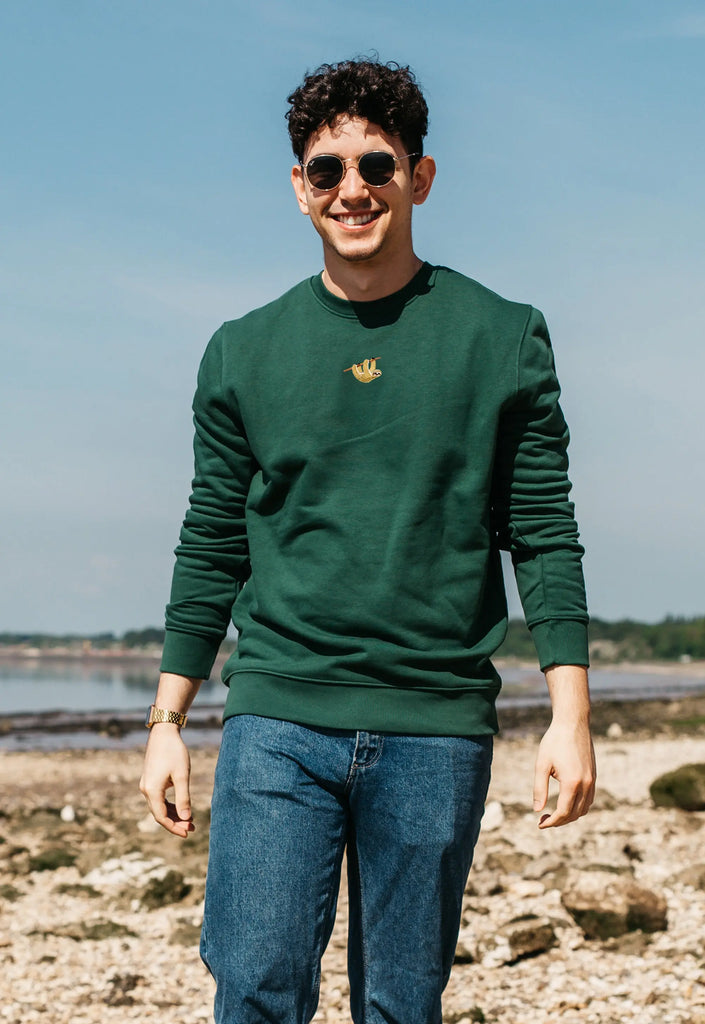 sloth mens sweatshirt Big Wild Thought
