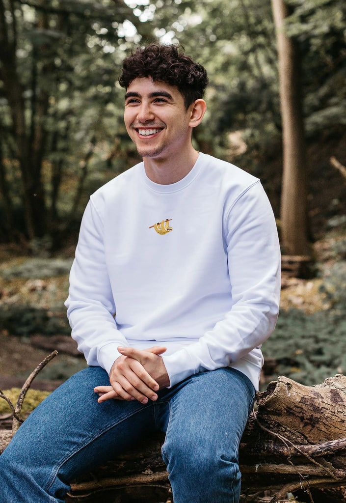sloth mens sweatshirt Big Wild Thought