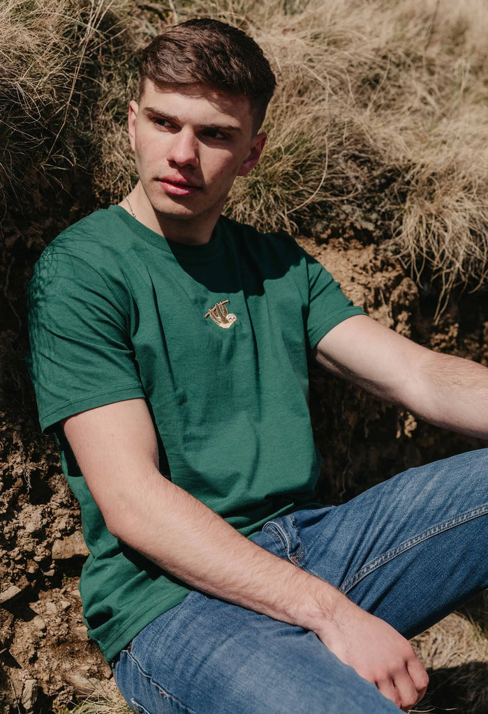 sloth mens t-shirt Big Wild Thought