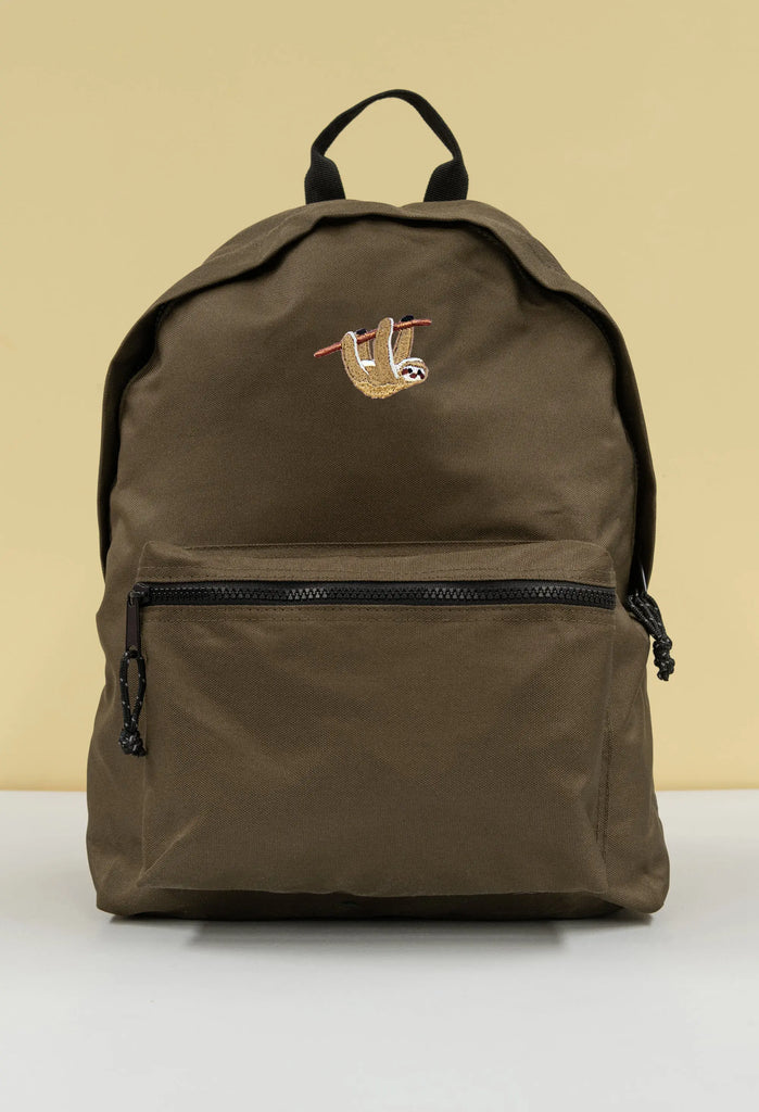 sloth recycled backpack Big Wild Thought
