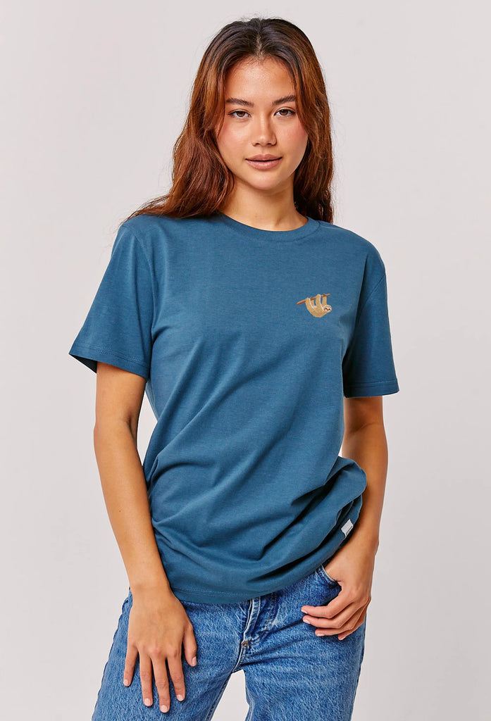 sloth womens t-shirt Big Wild Thought