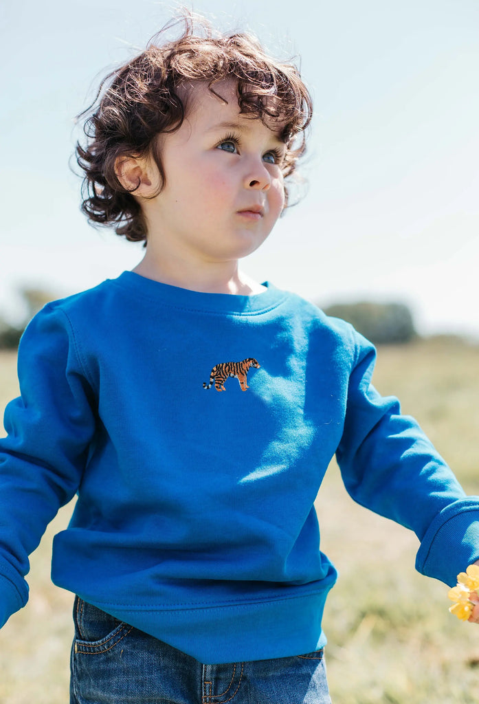 tiger childrens sweatshirt Big Wild Thought