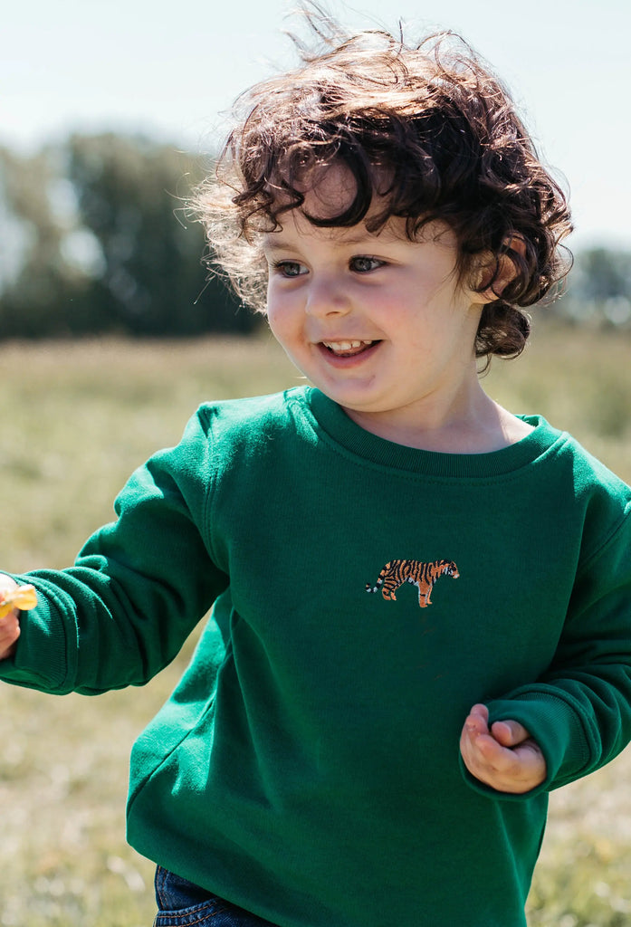tiger childrens sweatshirt Big Wild Thought