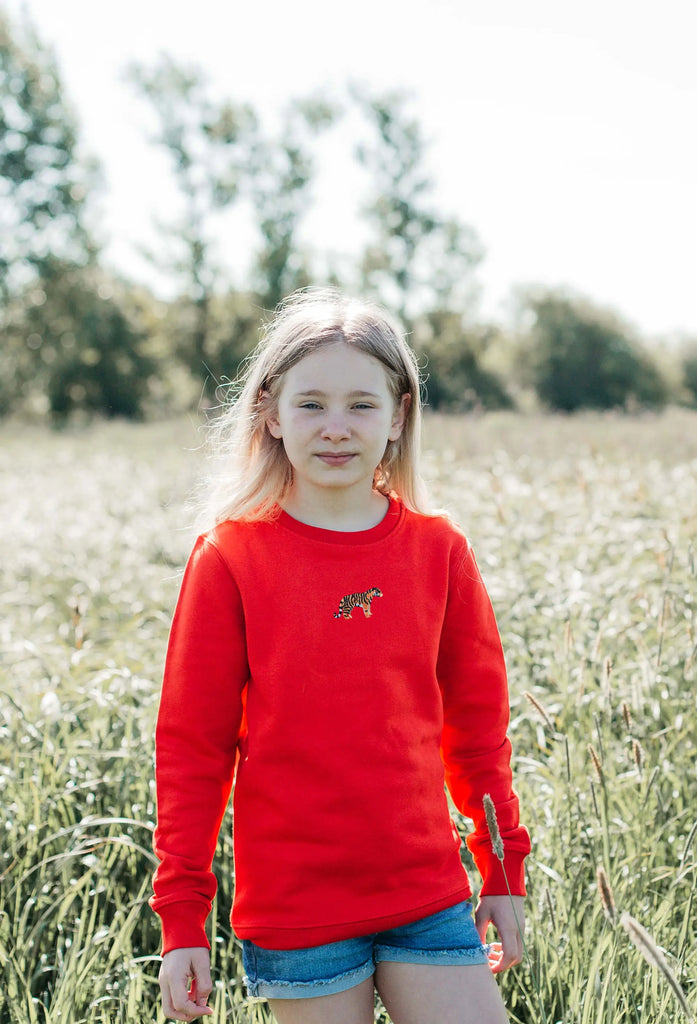 tiger childrens sweatshirt Big Wild Thought
