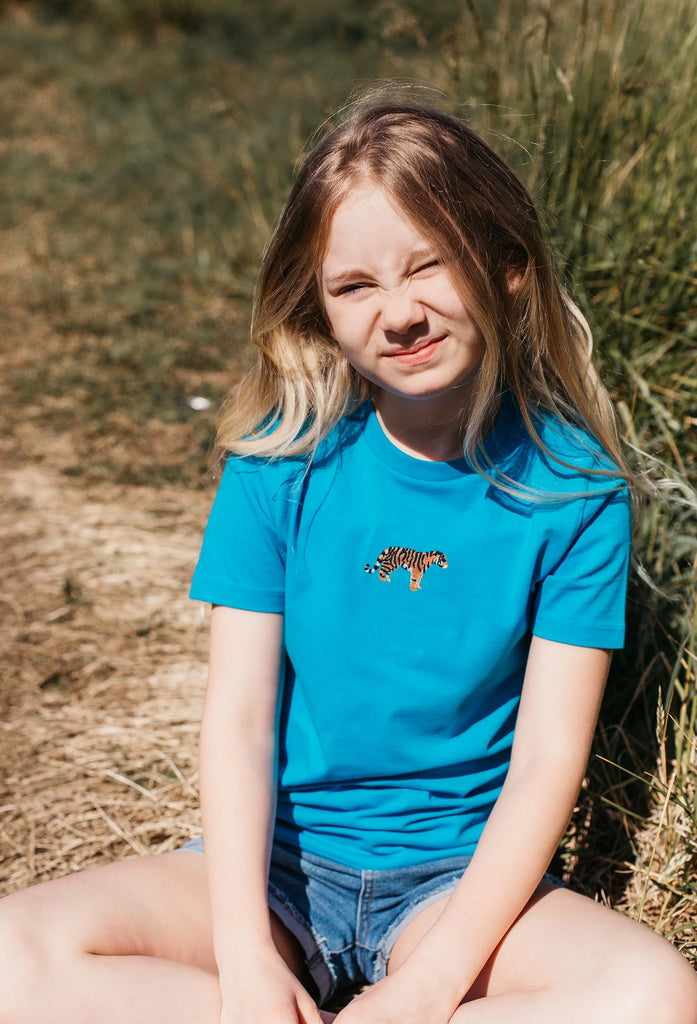 tiger childrens t-shirt Big Wild Thought