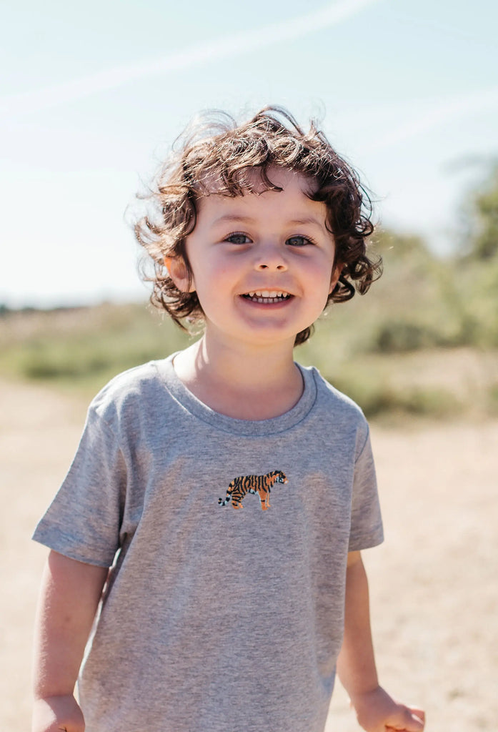 tiger childrens t-shirt Big Wild Thought