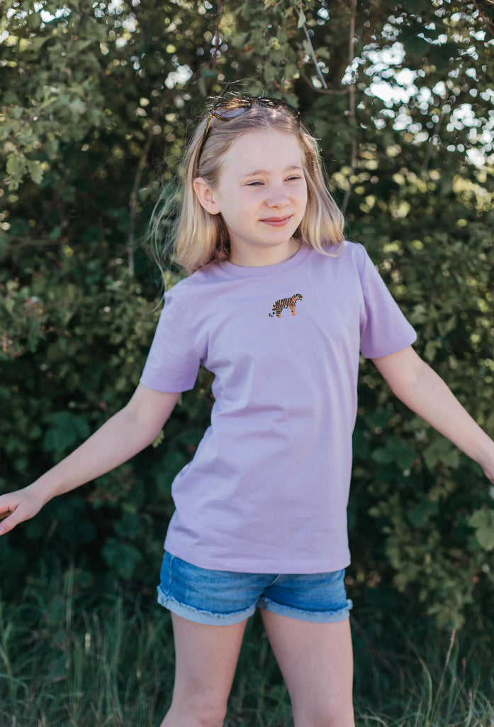 tiger childrens t-shirt Big Wild Thought