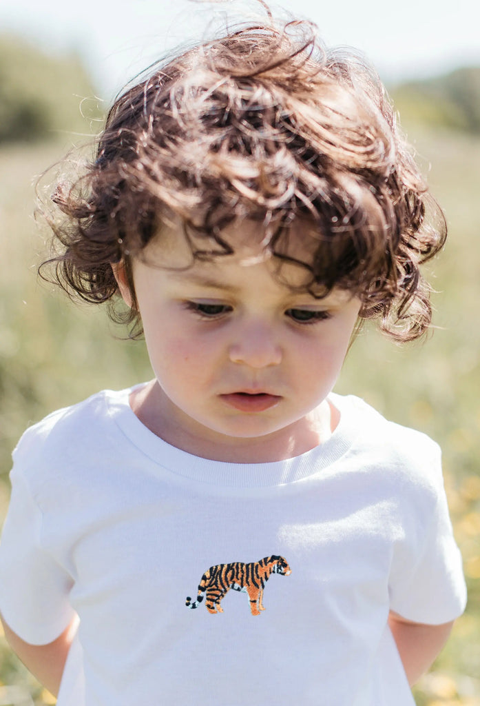tiger childrens t-shirt Big Wild Thought