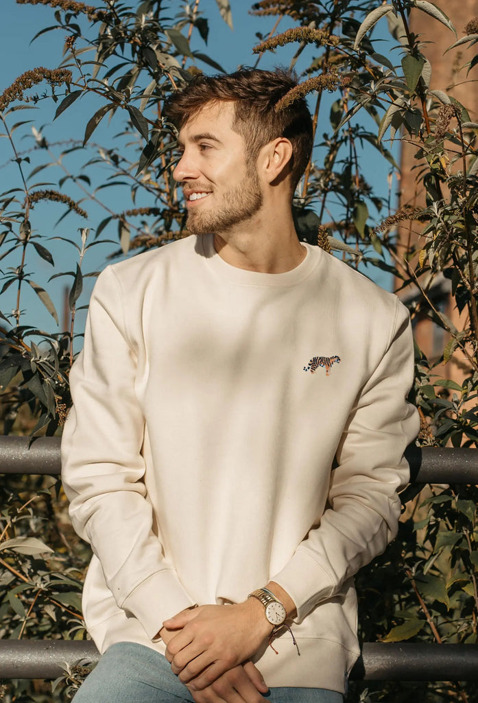tiger mens sweatshirt Big Wild Thought