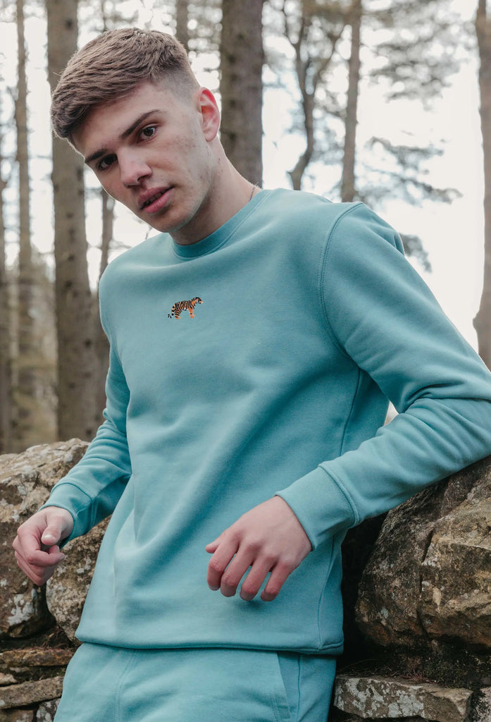 tiger mens sweatshirt Big Wild Thought