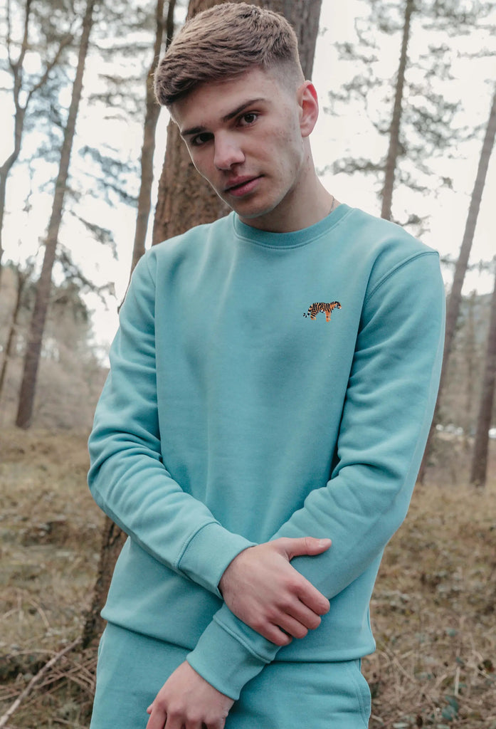 tiger mens sweatshirt Big Wild Thought