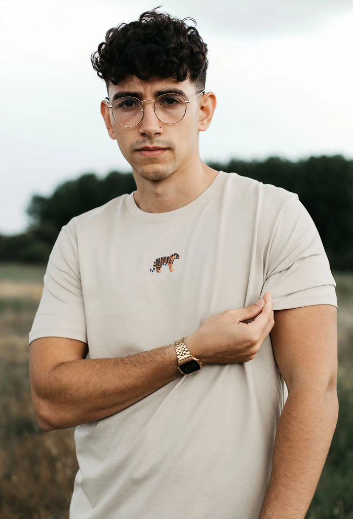 tiger mens t-shirt Big Wild Thought