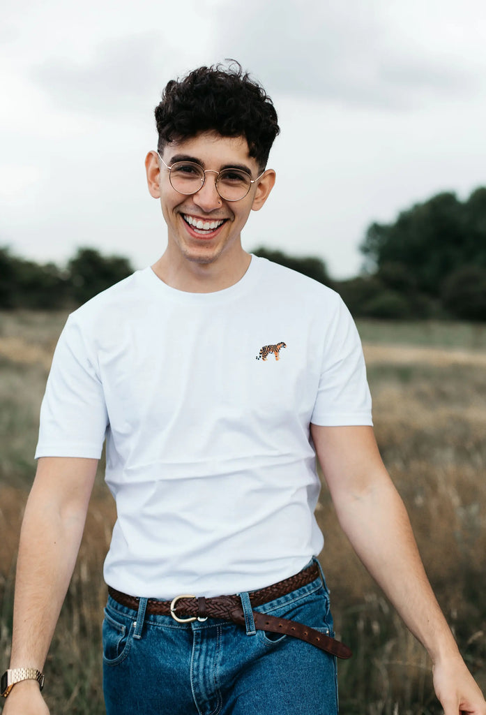tiger mens t-shirt Big Wild Thought