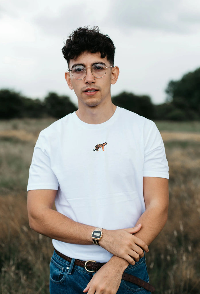 tiger mens t-shirt Big Wild Thought