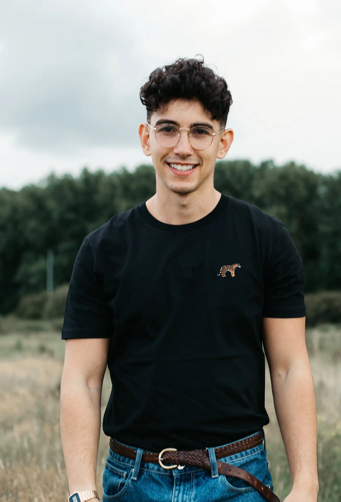 tiger mens t-shirt Big Wild Thought