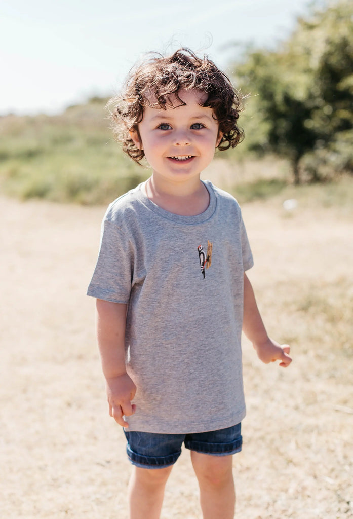 woodpecker childrens t-shirt Big Wild Thought