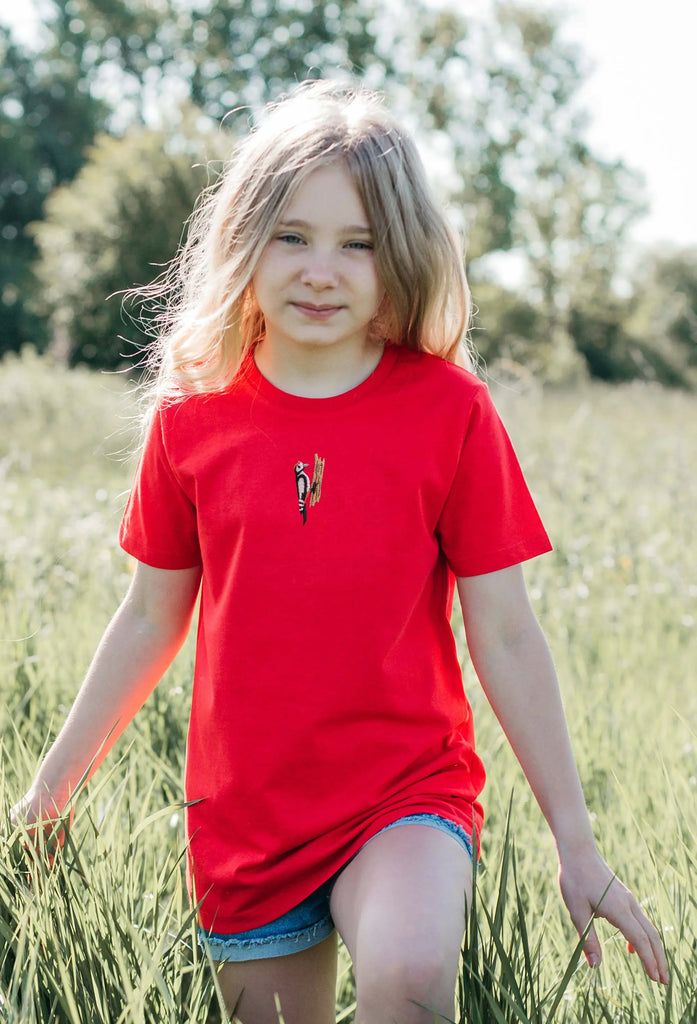 woodpecker childrens t-shirt Big Wild Thought