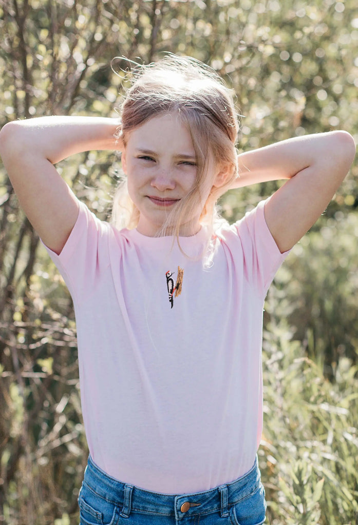 woodpecker childrens t-shirt Big Wild Thought
