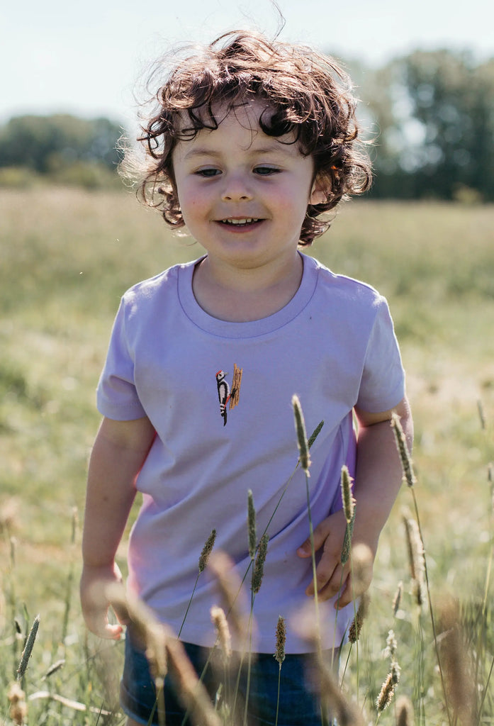 woodpecker childrens t-shirt Big Wild Thought