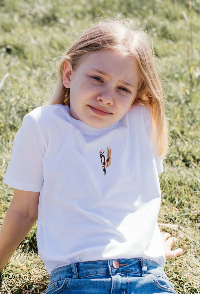 woodpecker childrens t-shirt Big Wild Thought