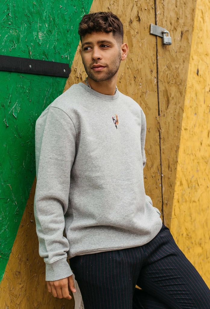 woodpecker mens sweatshirt Big Wild Thought