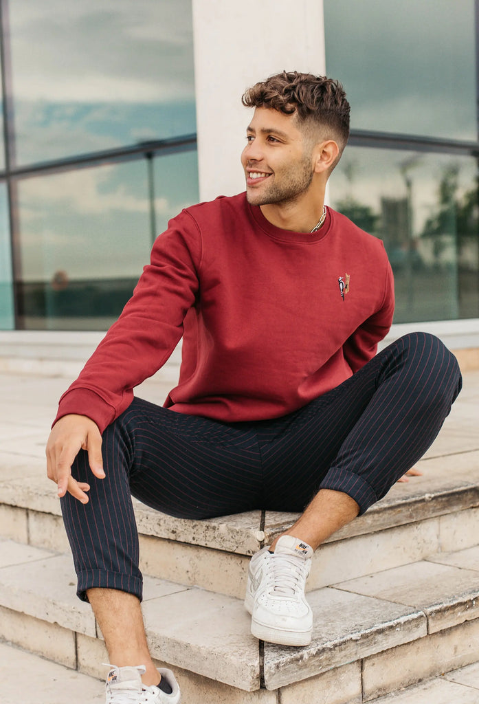woodpecker mens sweatshirt Big Wild Thought