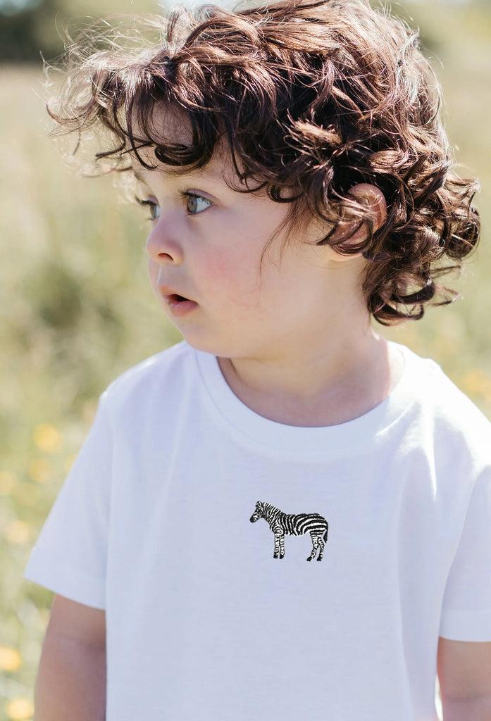 zebra childrens t-shirt Big Wild Thought