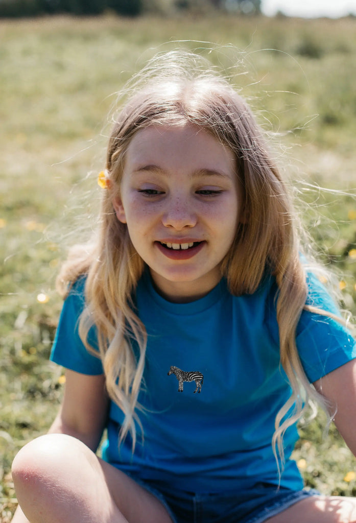 zebra childrens t-shirt Big Wild Thought