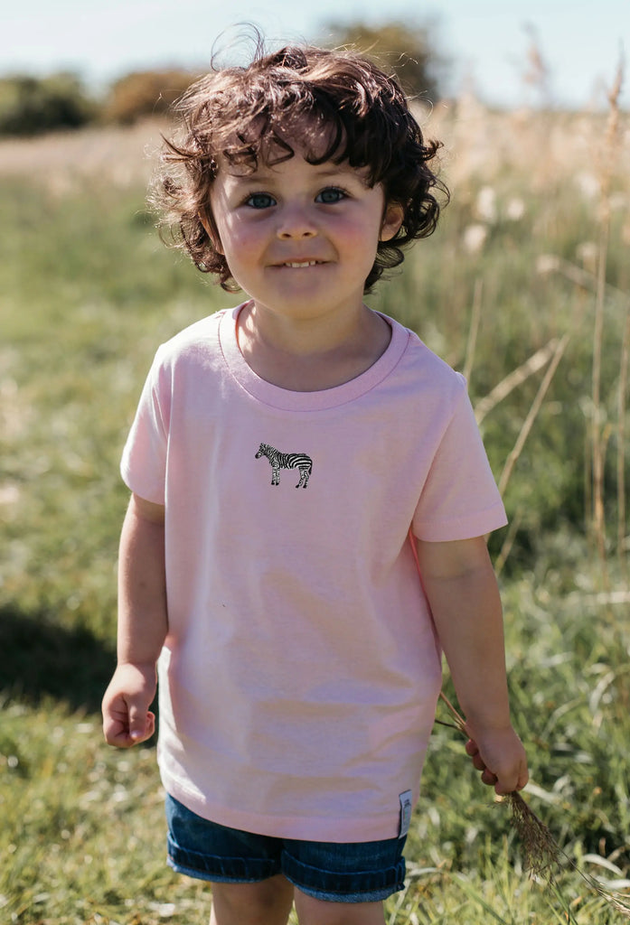 zebra childrens t-shirt Big Wild Thought