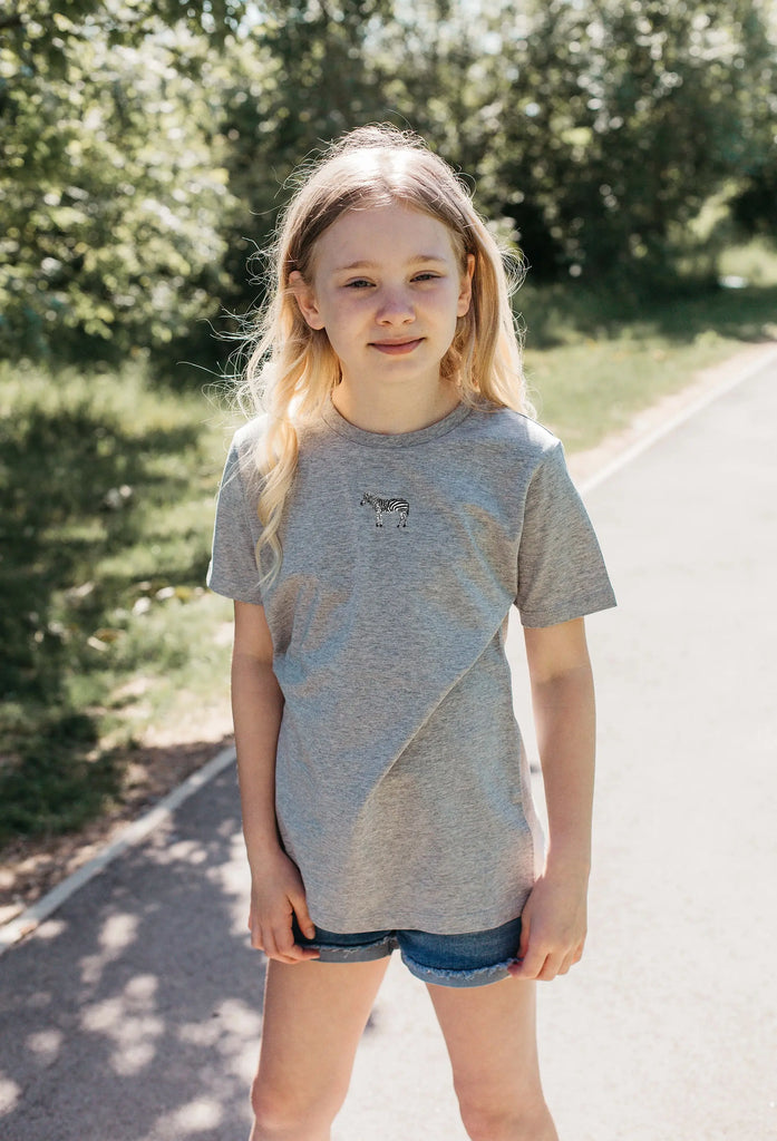 zebra childrens t-shirt Big Wild Thought