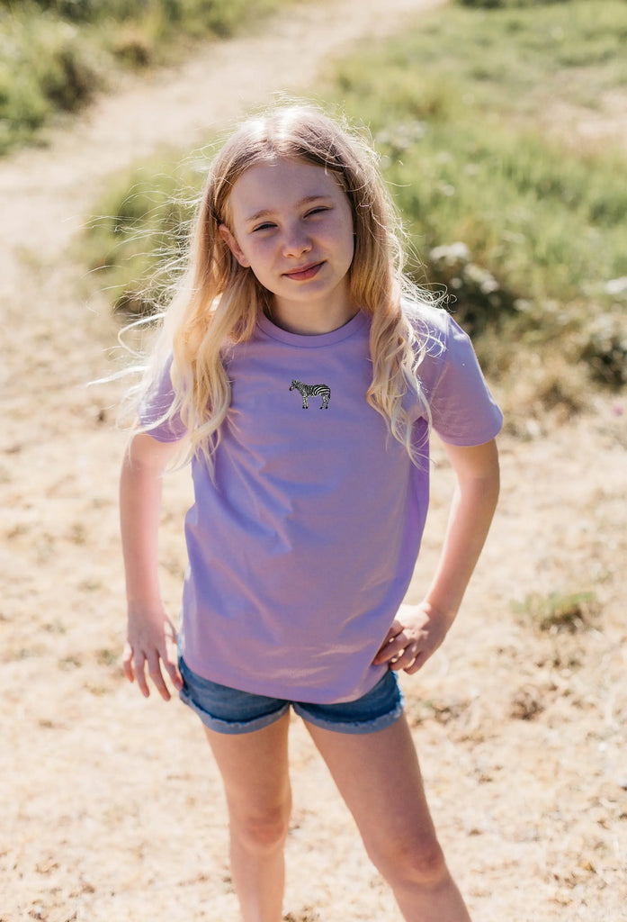 zebra childrens t-shirt Big Wild Thought