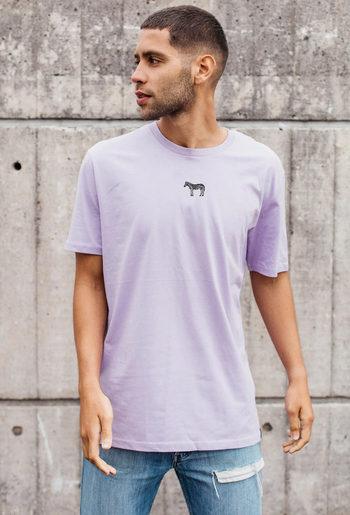 zebra mens t-shirt Big Wild Thought