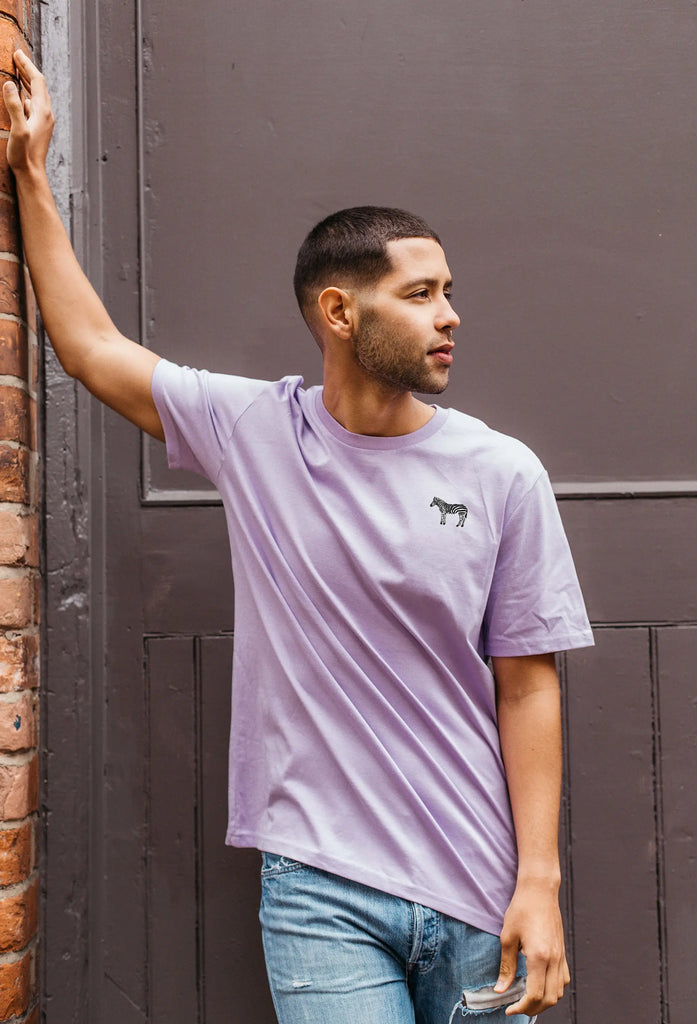 zebra mens t-shirt Big Wild Thought