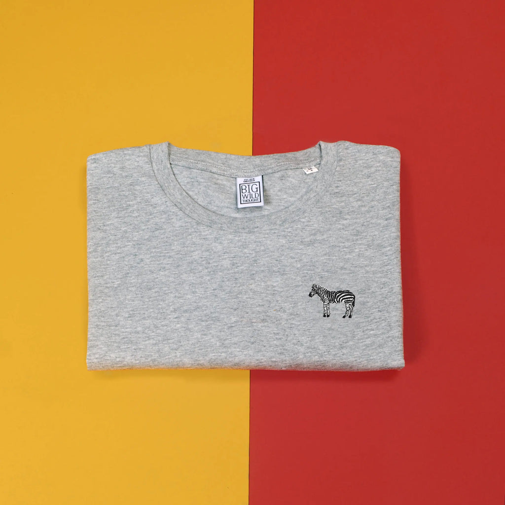 zebra mens t-shirt Big Wild Thought