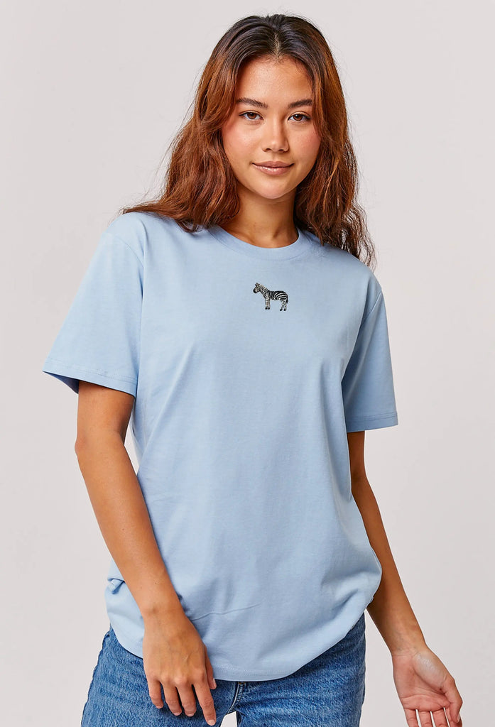 zebra womens t-shirt Big Wild Thought