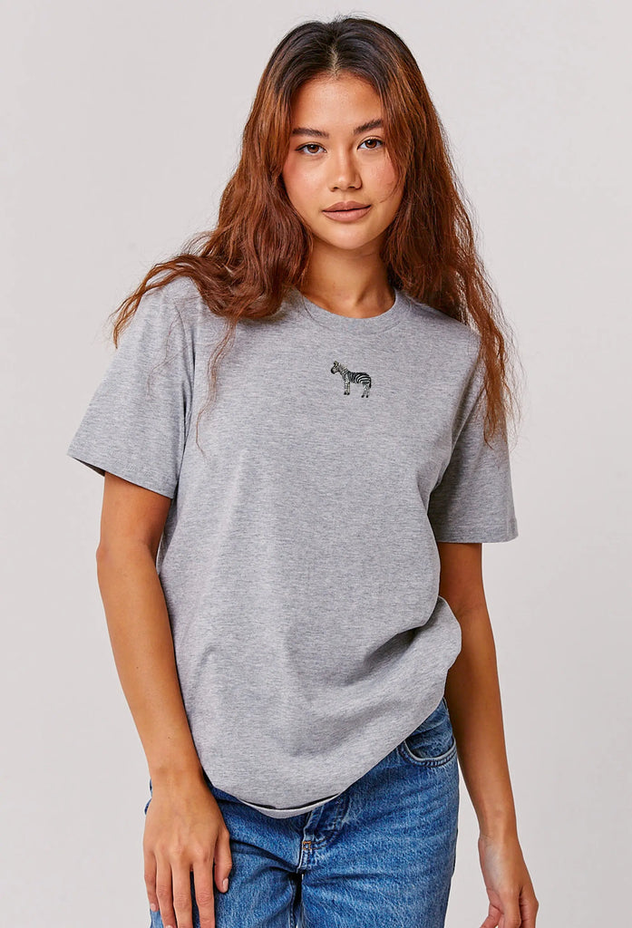 zebra womens t-shirt Big Wild Thought