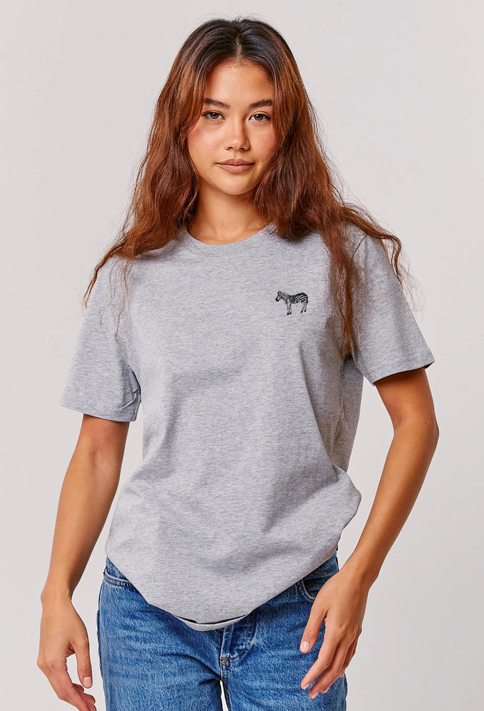 zebra womens t-shirt Big Wild Thought