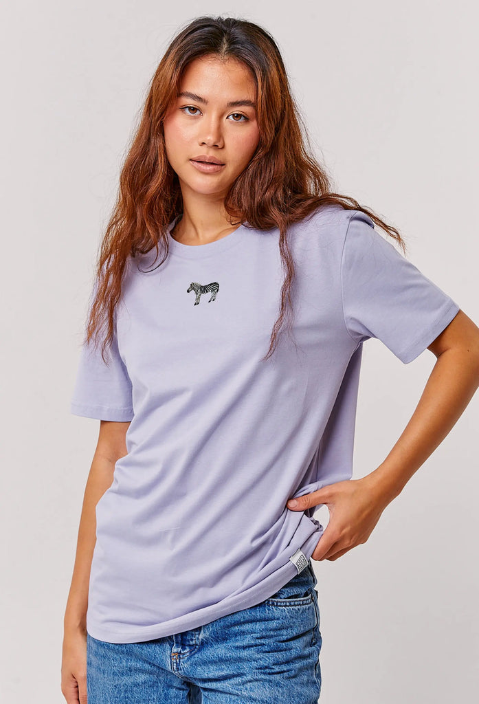 zebra womens t-shirt Big Wild Thought