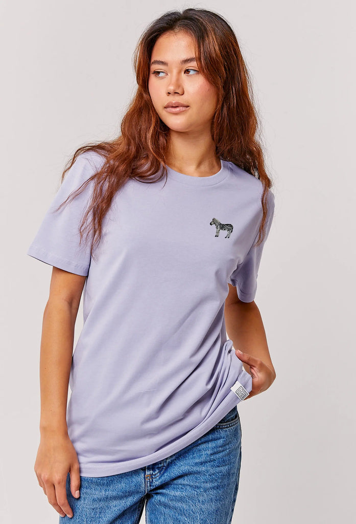 zebra womens t-shirt Big Wild Thought